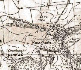 Mapa Komorowa, ok. 1900 r. (ze zbiorów T. Terleckiego)